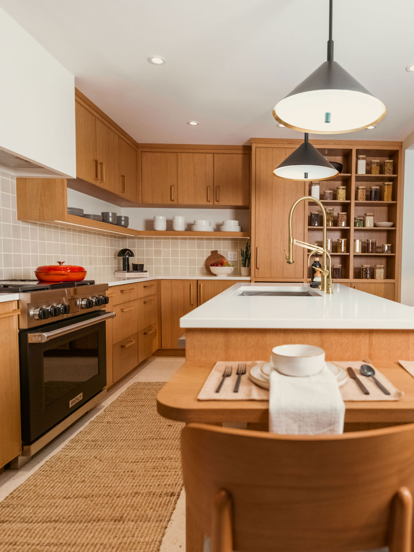 Rift-Sawn Red Oak Shaker Cabinetry Fox Point Wi Nordic En Refined & Co.